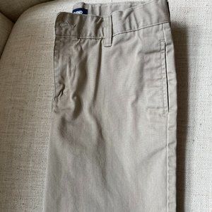 Boys Lands' End IRON KNEE Khakis Size 12 Husky
